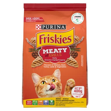 Friskies Meaty Grill Adult Dry Cat Food 