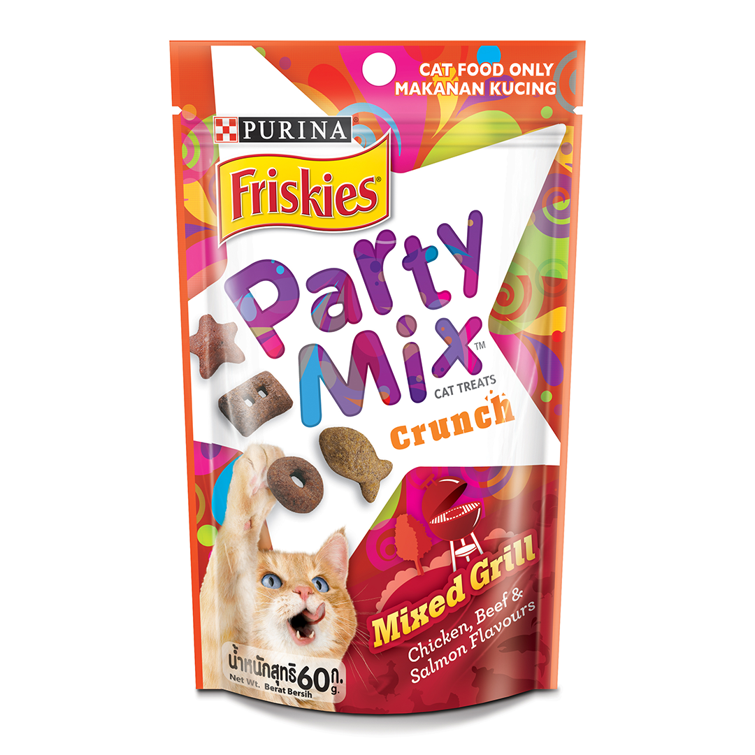 Friskies cat treats party mix outlet