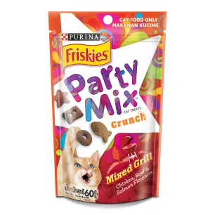 Friskies Party Mix Crunch Mixed Grill Adult Cat Treats