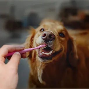 Cavities in dog's teeth