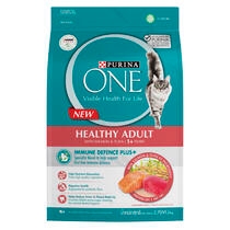 PURINA ONE Healthy Adult with Salmon & Tuna Dry Cat Food