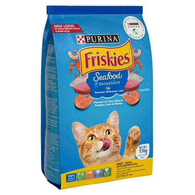 Friskies Seafood Sensations Adult Dry Cat Food 