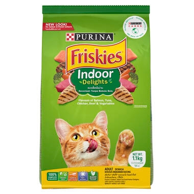 Friskies Indoor Delights Adult Dry Cat Food 